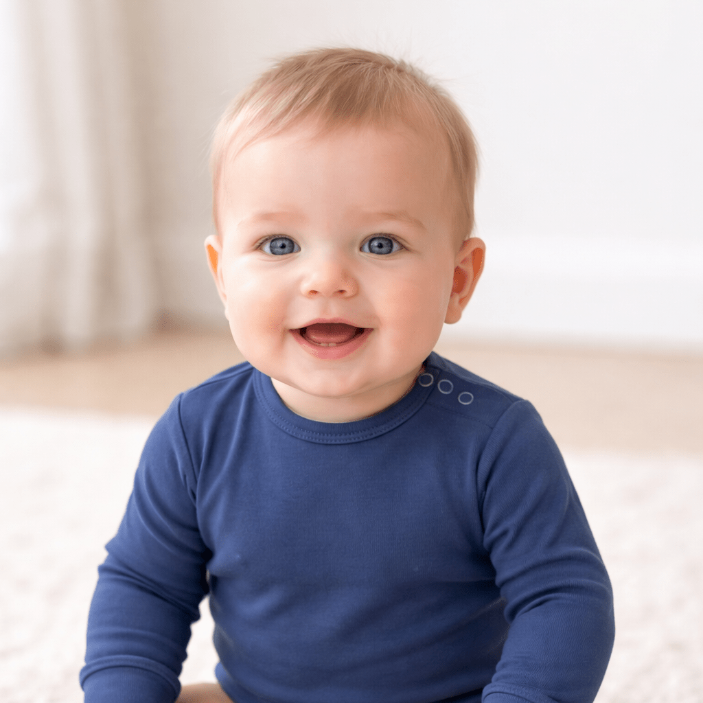 Blue Titan Long Sleeve Bodysuit