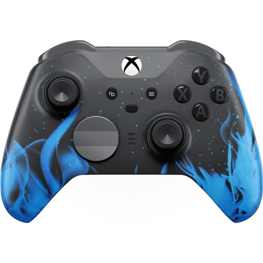 MODDEDZONE BLUE FIRE XBOX ELITE SERIES 2 CUSTOM MODDED CONTROLLER