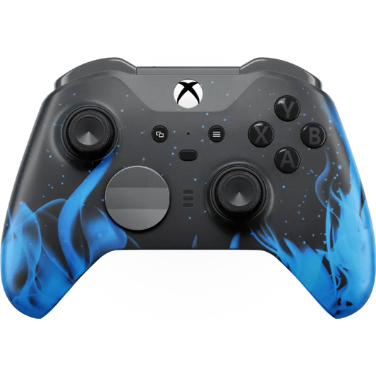 MODDEDZONE BLUE FIRE XBOX ELITE SERIES 2 CUSTOM MODDED CONTROLLER
