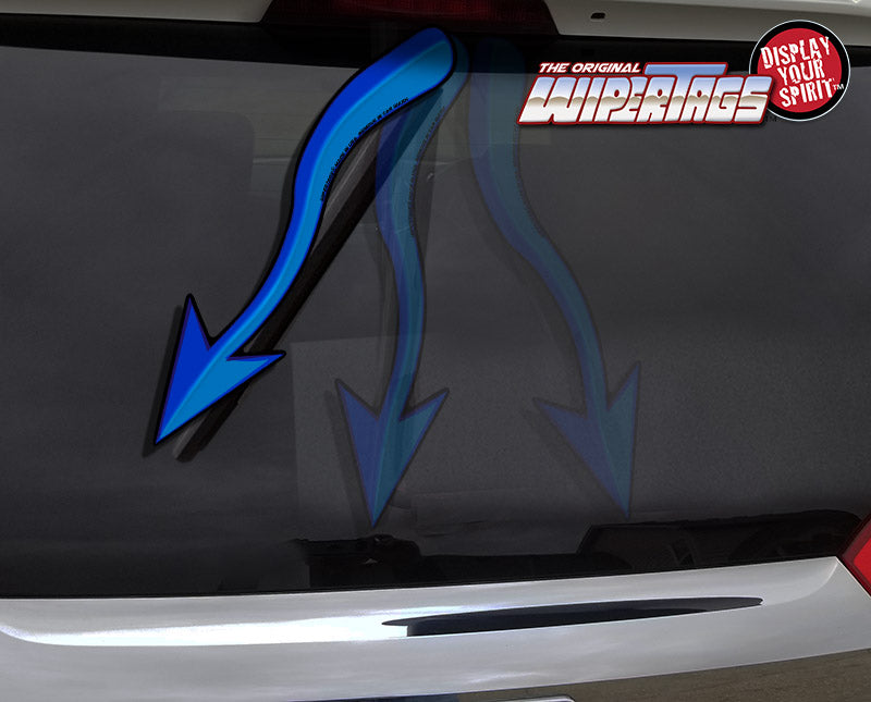 Blue Devil's Tail WiperTags