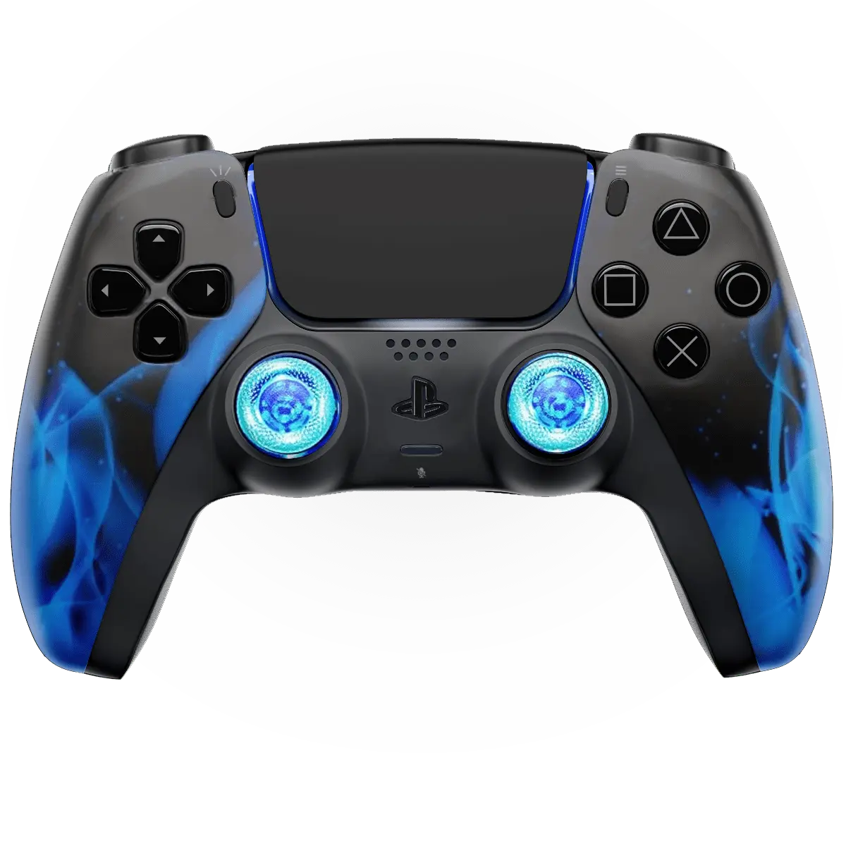 MODDEDZONE BLUE FIRE PS5 CUSTOM MODDED CONTROLLER