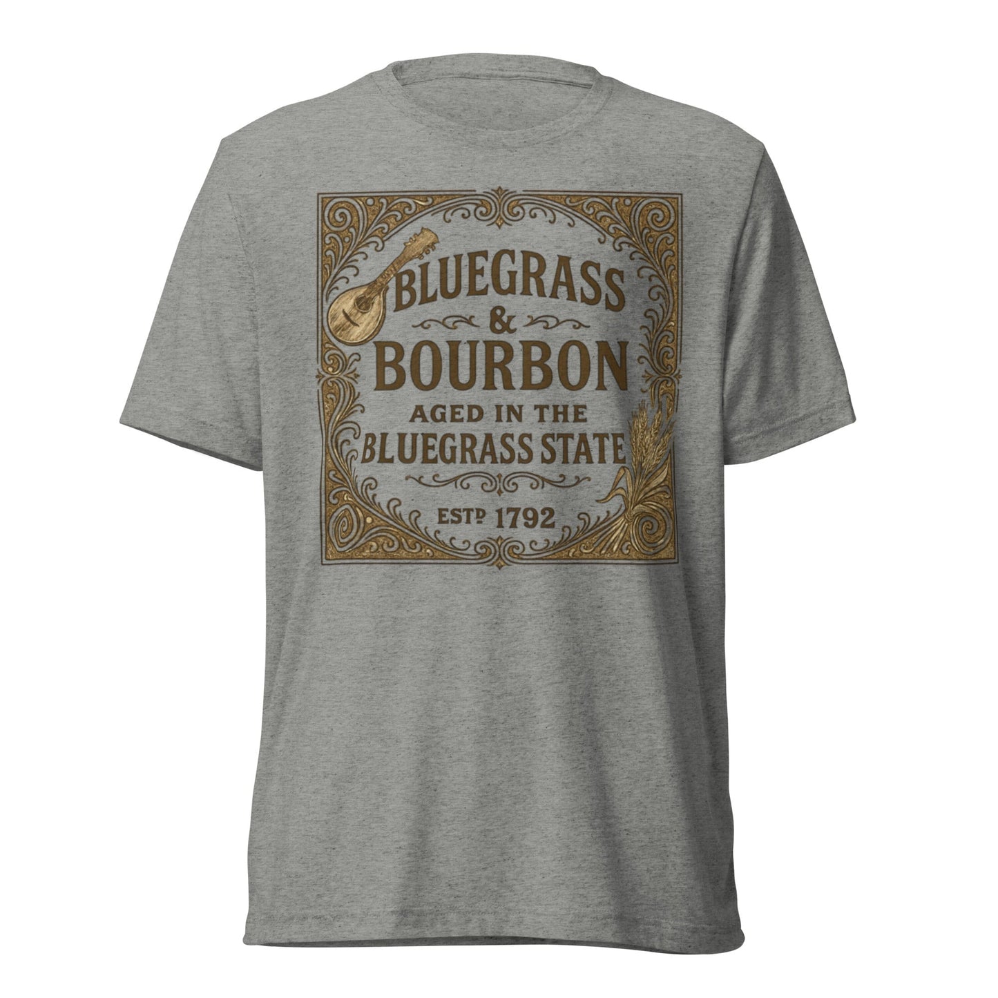 Bluegrass & Bourbon Vintage Label T-Shirt | Kentucky Heritage | Elite