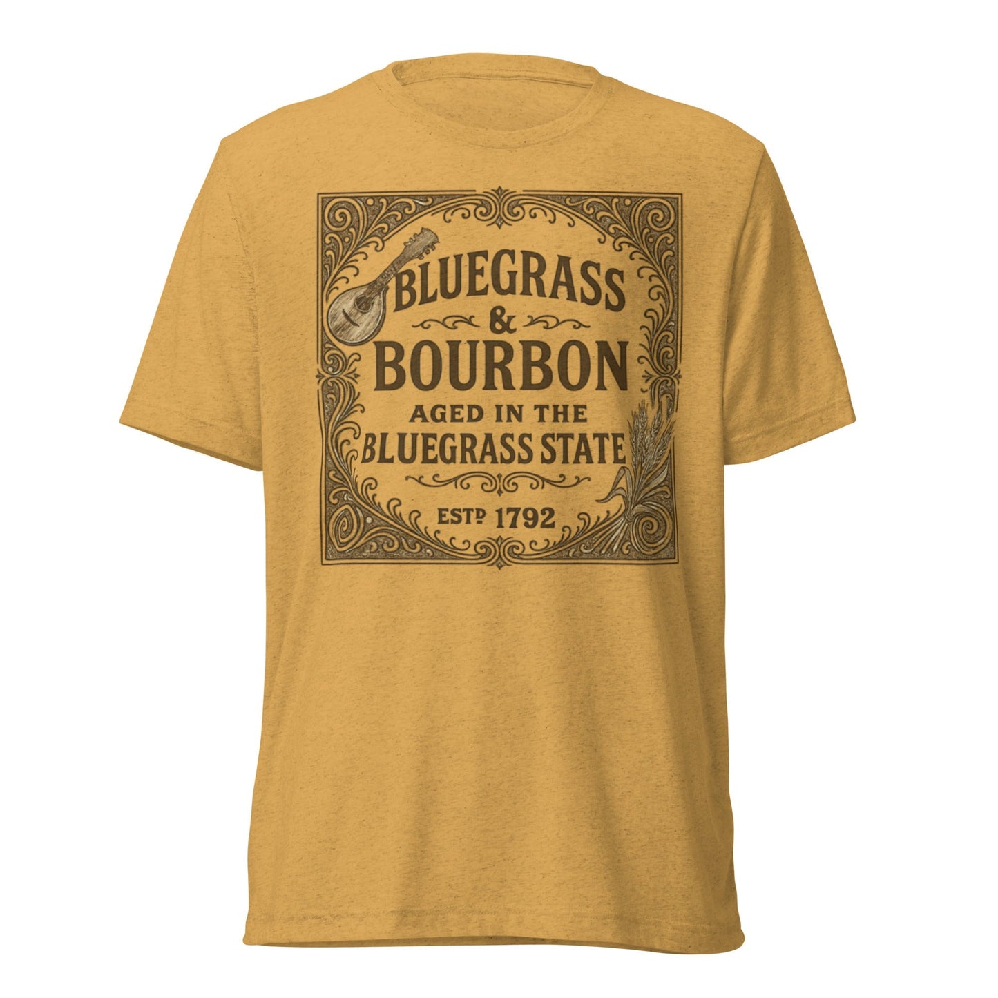 Bluegrass & Bourbon Vintage Label T-Shirt | Kentucky Heritage | Elite