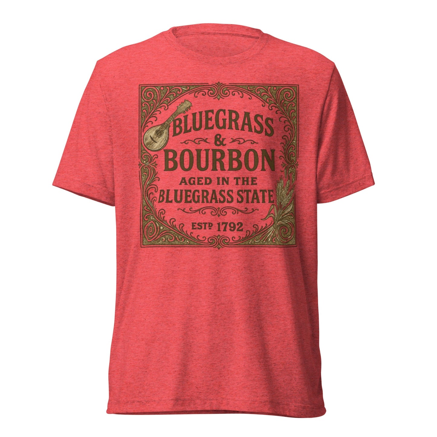 Bluegrass & Bourbon Vintage Label T-Shirt | Kentucky Heritage | Elite