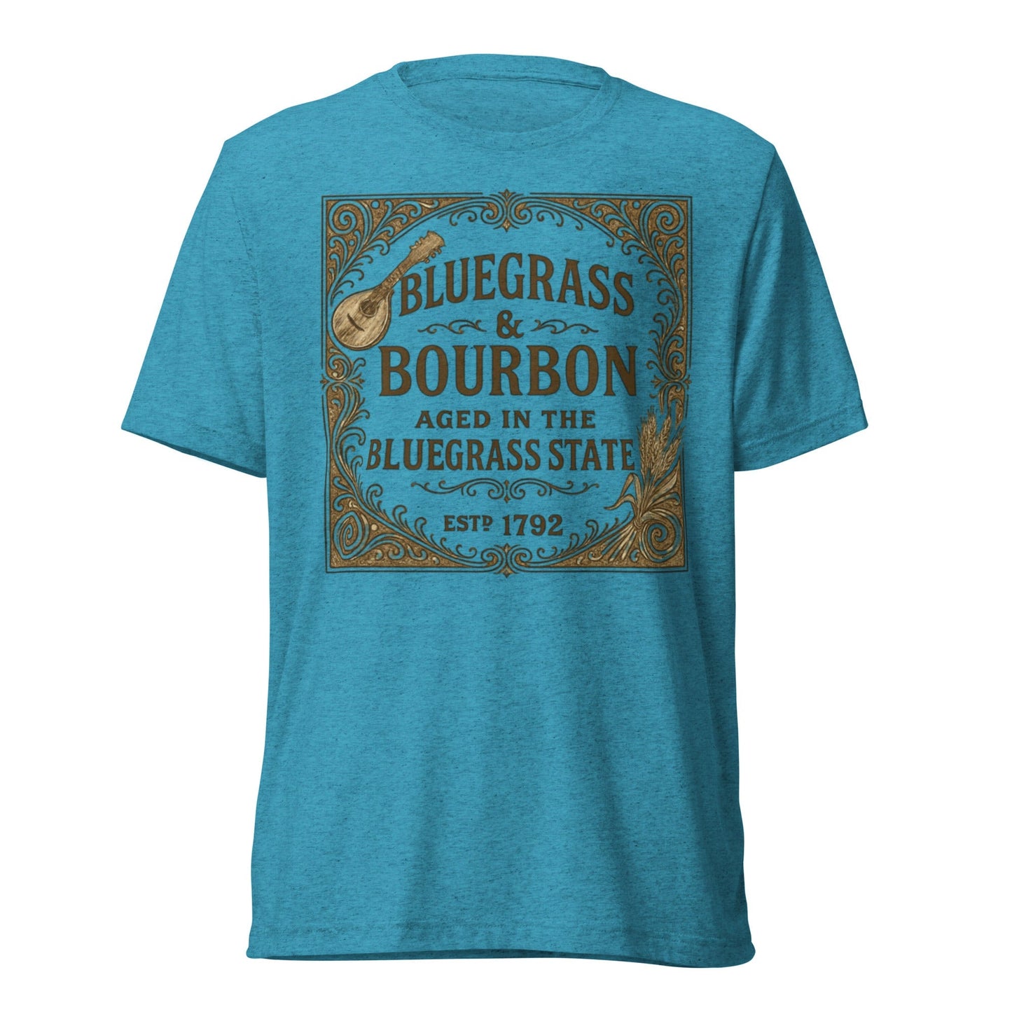 Bluegrass & Bourbon Vintage Label T-Shirt | Kentucky Heritage | Elite