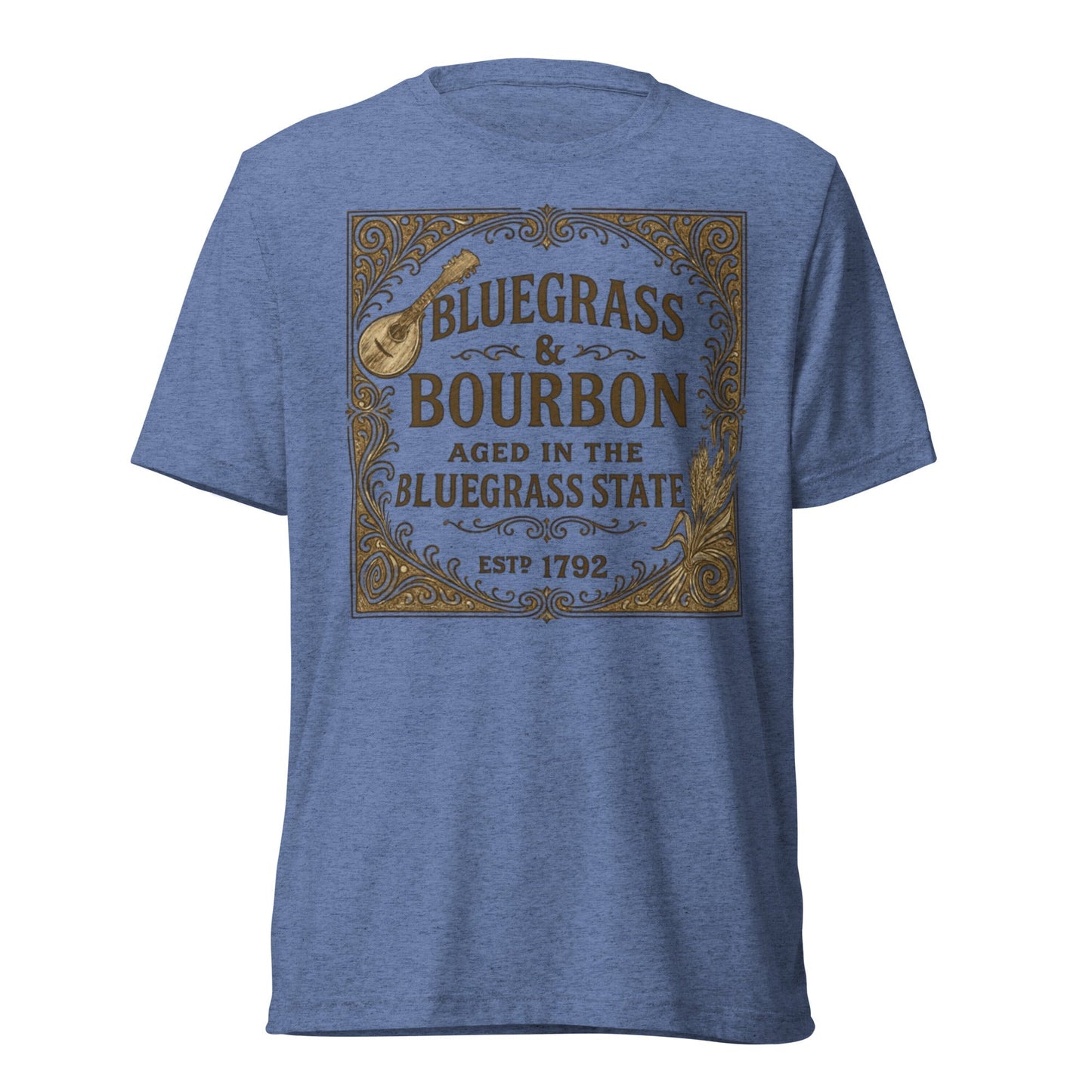 Bluegrass & Bourbon Vintage Label T-Shirt | Kentucky Heritage | Elite