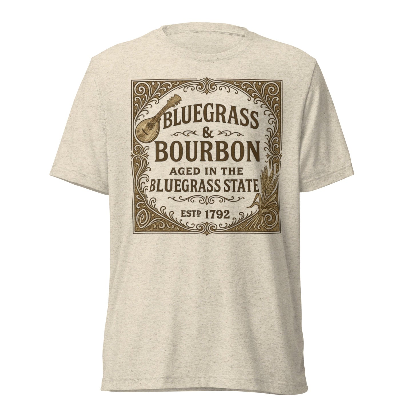 Bluegrass & Bourbon Vintage Label T-Shirt | Kentucky Heritage | Elite