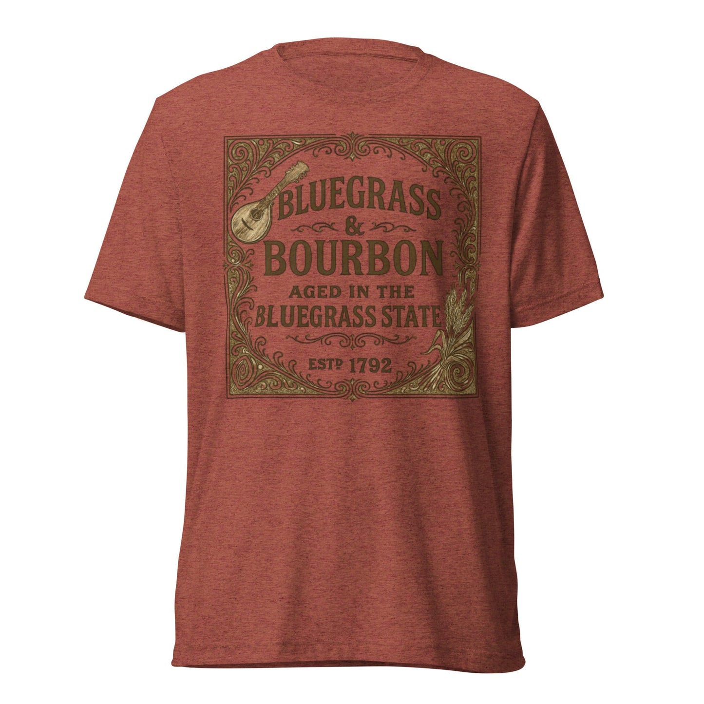 Bluegrass & Bourbon Vintage Label T-Shirt | Kentucky Heritage | Elite