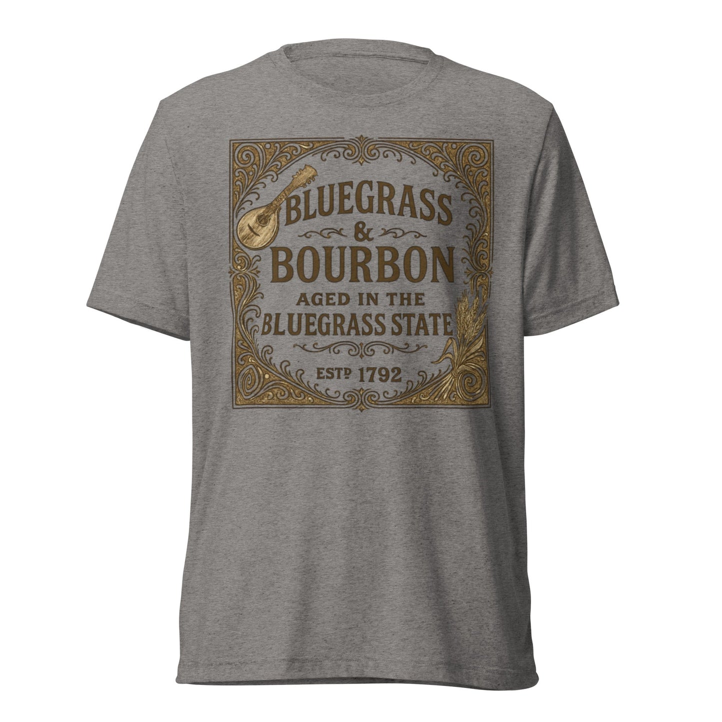 Bluegrass & Bourbon Vintage Label T-Shirt | Kentucky Heritage | Elite