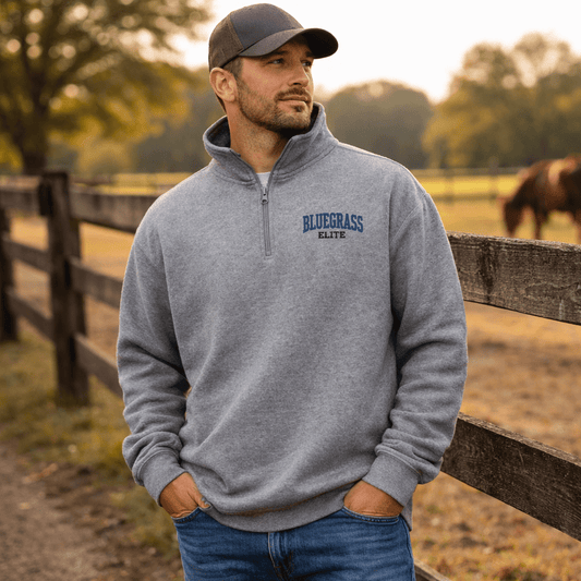 Bluegrass Elite Fleece Pullover | Collegiate Arch | Relaxed Fit