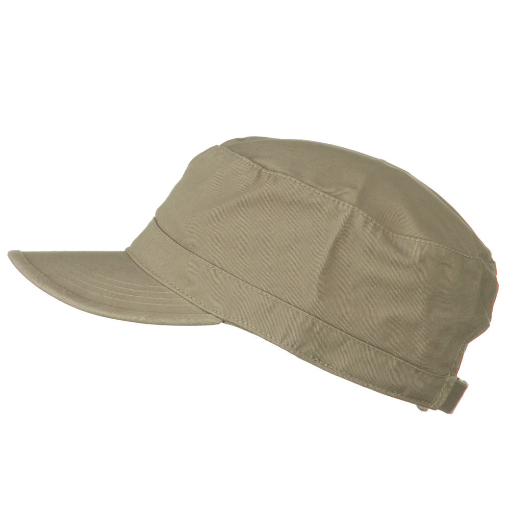 Big Size Solid Military Cap