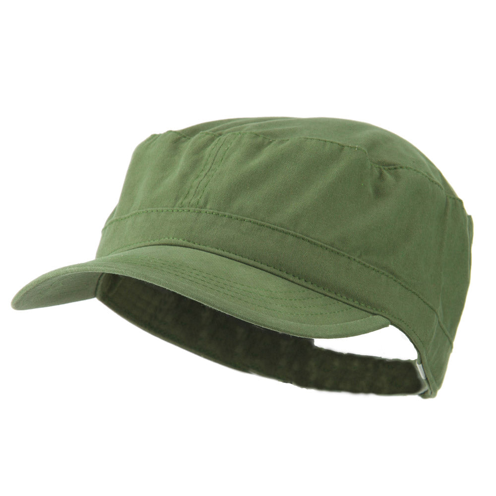 Big Size Solid Military Cap