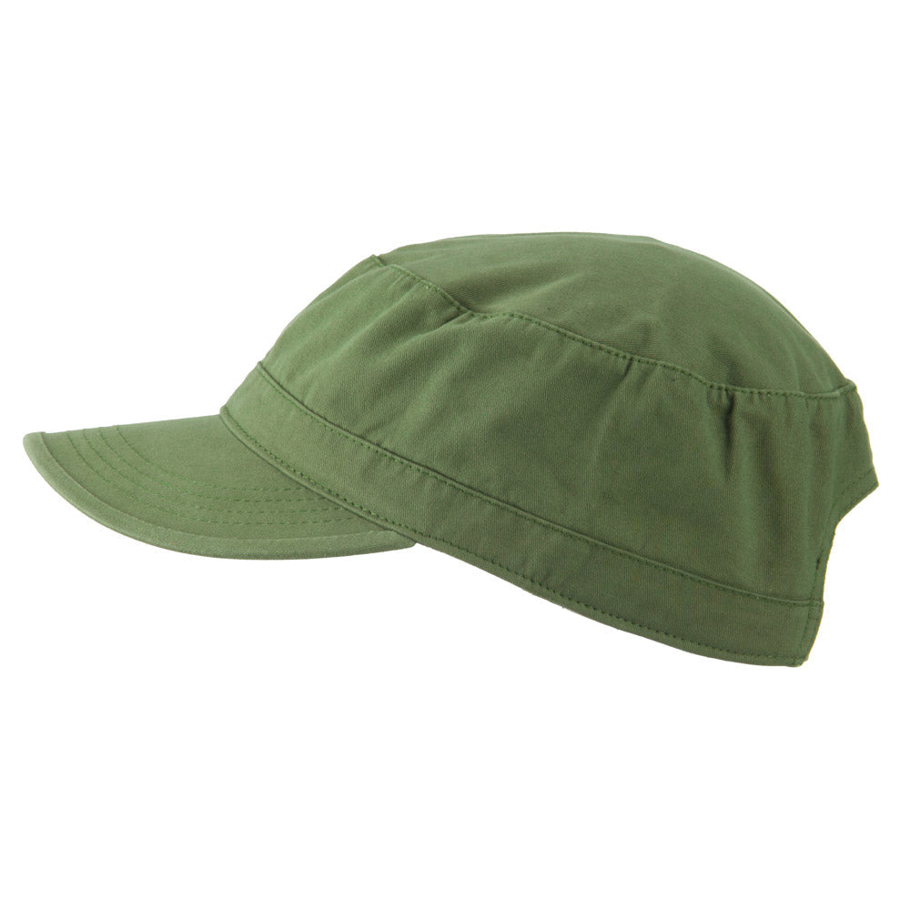 Big Size Solid Military Cap