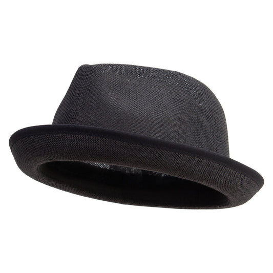 Big Size Blocked Upbrim Fedora