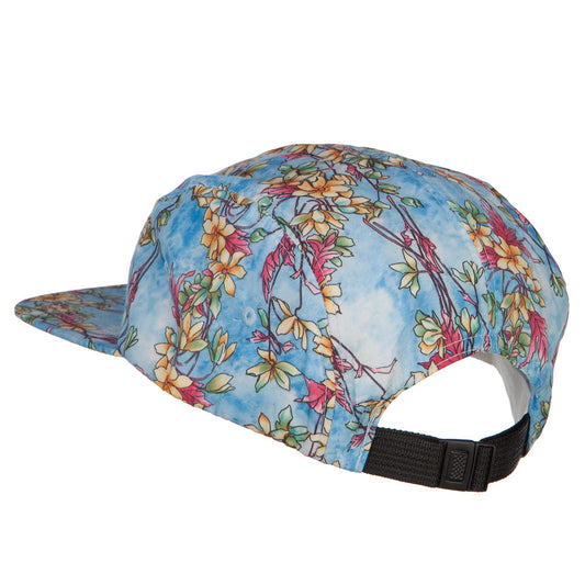 Men's Blossom Print 5 Panel Cap