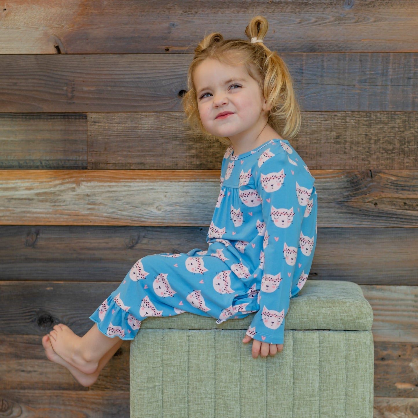 Pretty Pink Cat Boho Dress