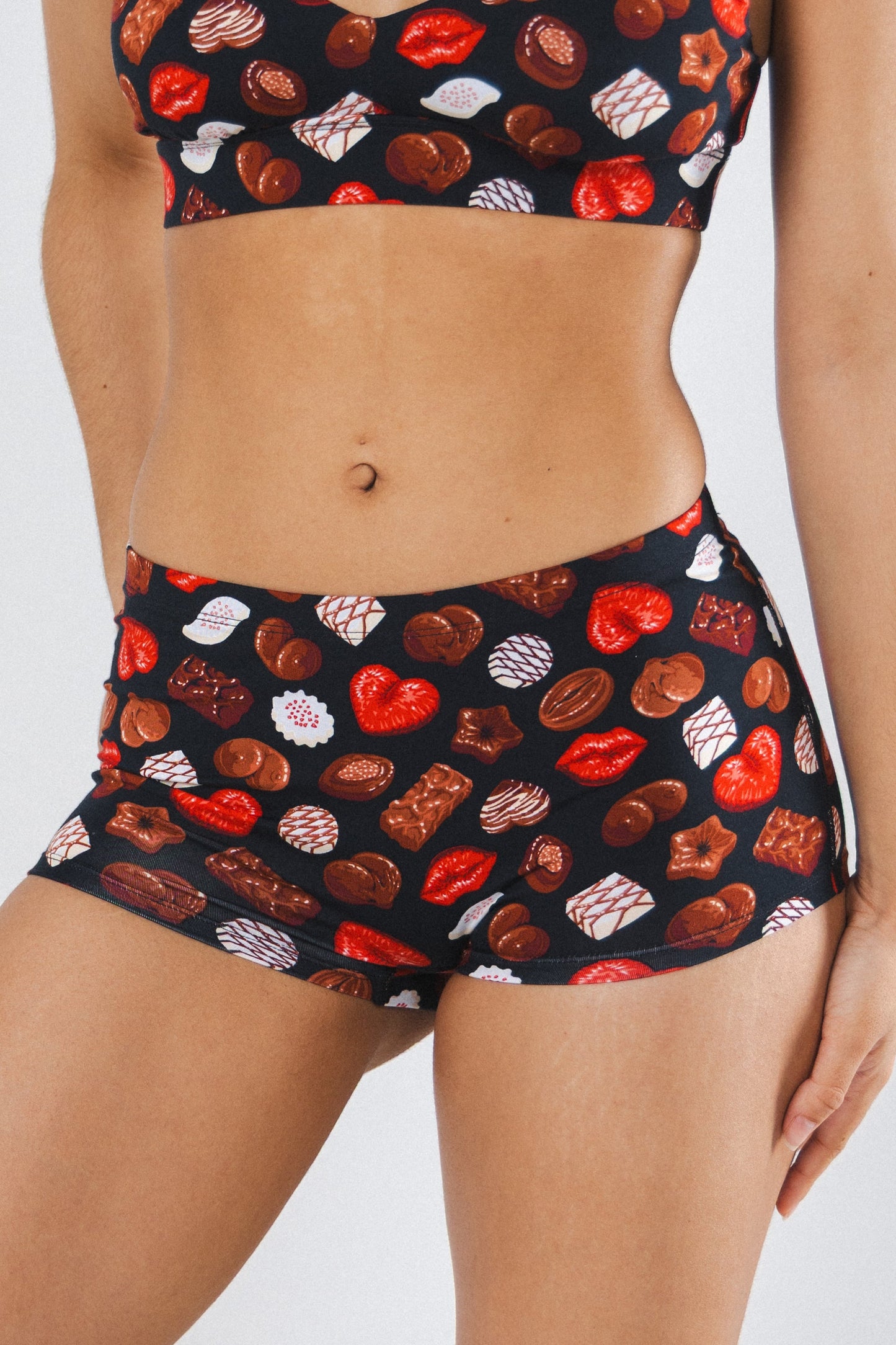 The Bonbons | Naughty Chocolates Modal Boyshort Underwear