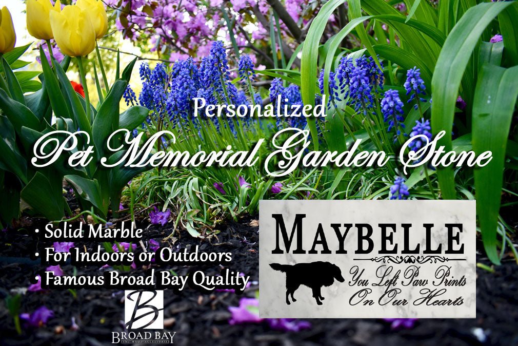 Border Collie Memorial Marble Stone Plaque Personalized Pet Dog Garden Rock or Grave Marker