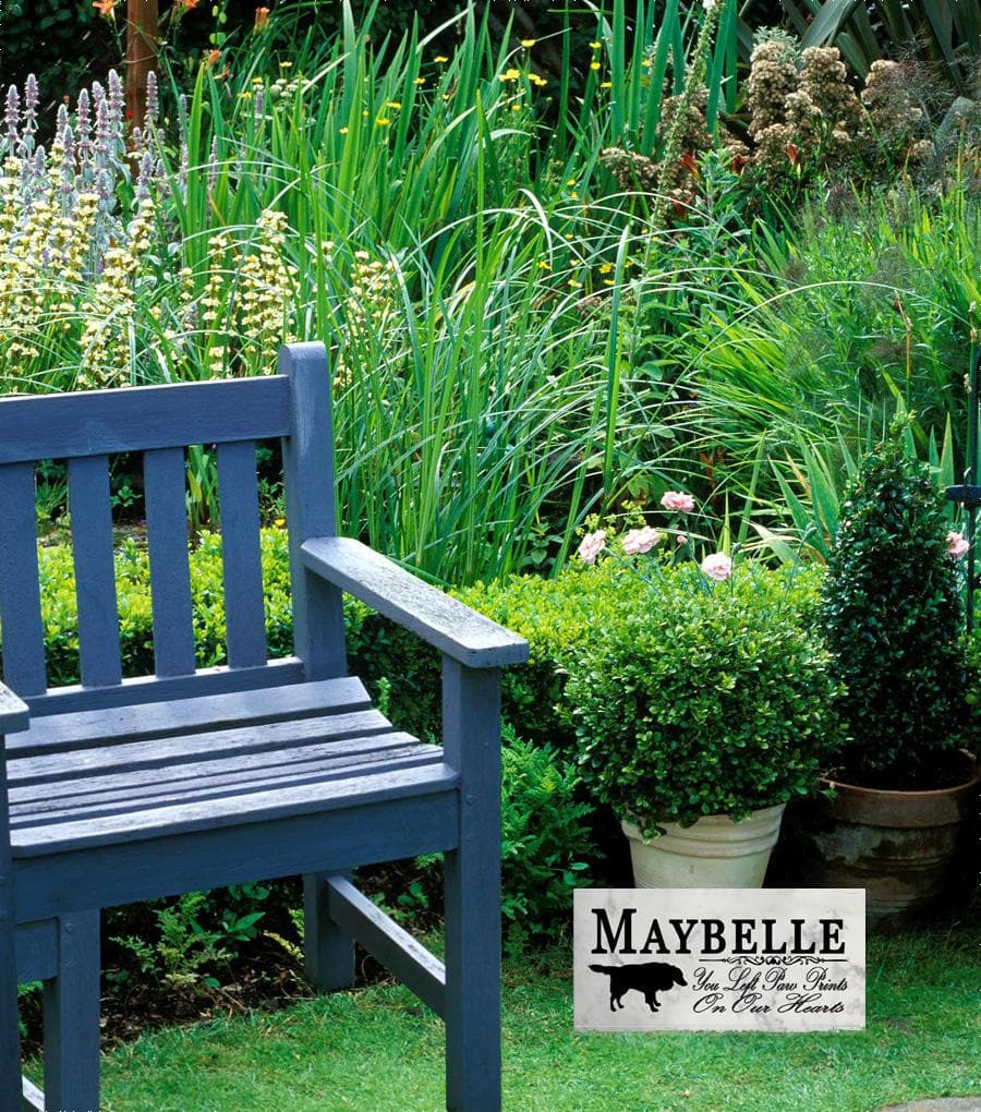 Border Collie Memorial Marble Stone Plaque Personalized Pet Dog Garden Rock or Grave Marker