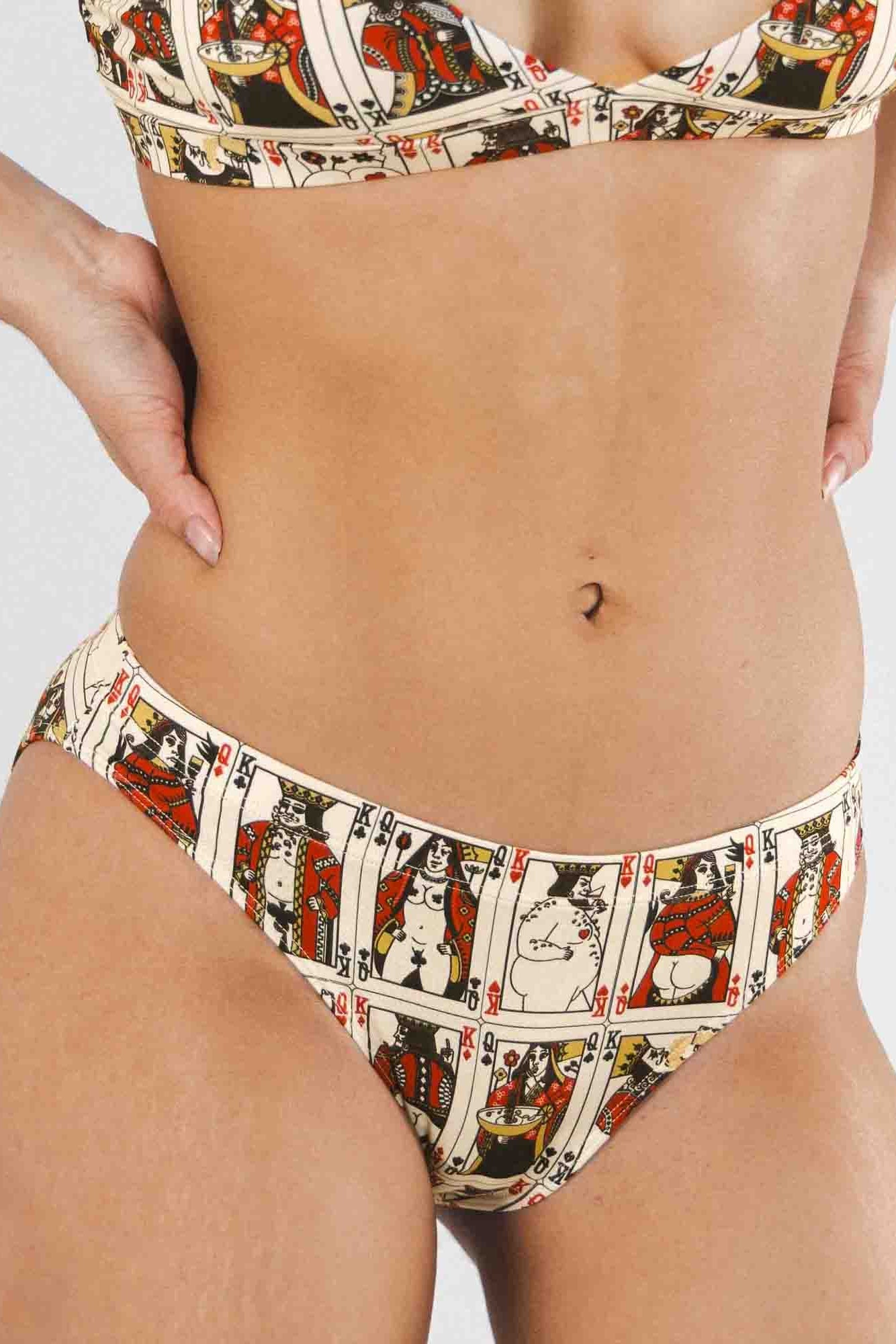 The Bottomless Blackjack | Vintage Playing Cards Modal Bikini Underwear