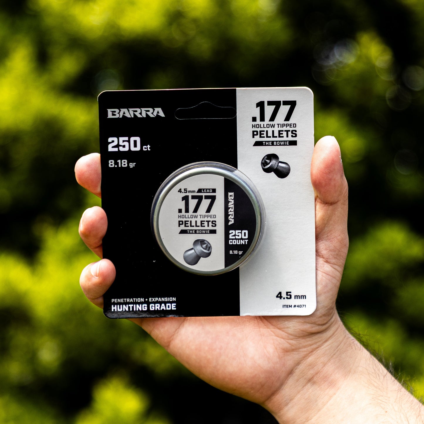 Bowie Hollow Tipped .177 Caliber Pellets - 250 Count