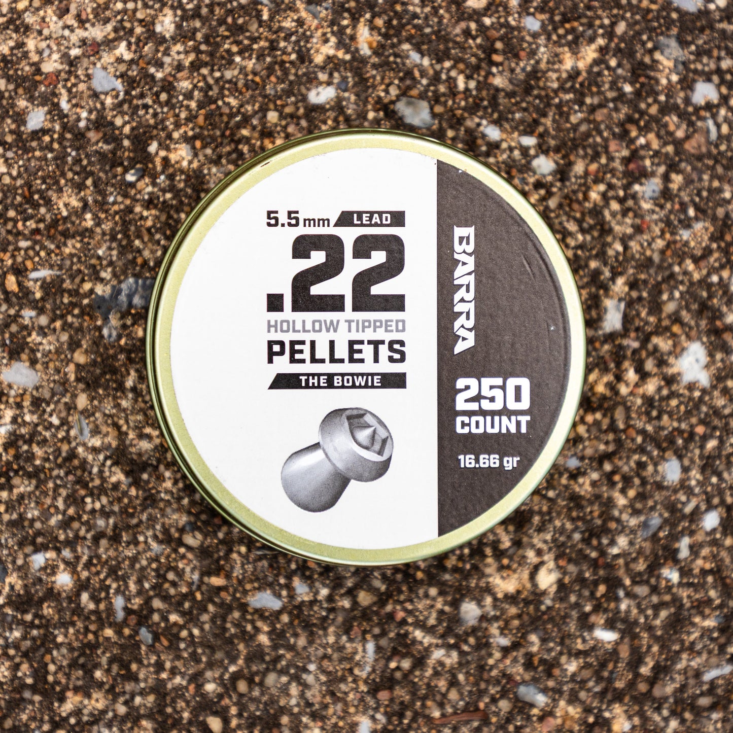 Bowie Hollow Tipped .22 Caliber Pellets - 250 Count