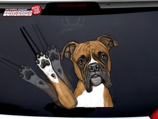 Boxer BOSCO Waving Dog WiperTags