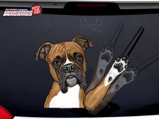 Boxer BOSCO Waving Dog WiperTags