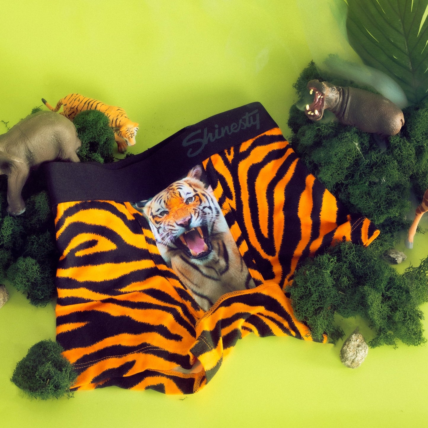 The Feral Feline | Tiger Print Youth Boxer Briefs