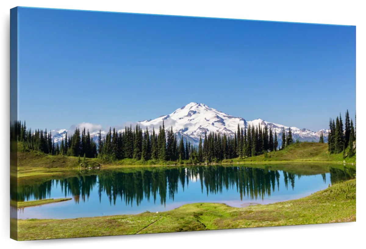 Mount Rainier Little Lagoon Wall Art