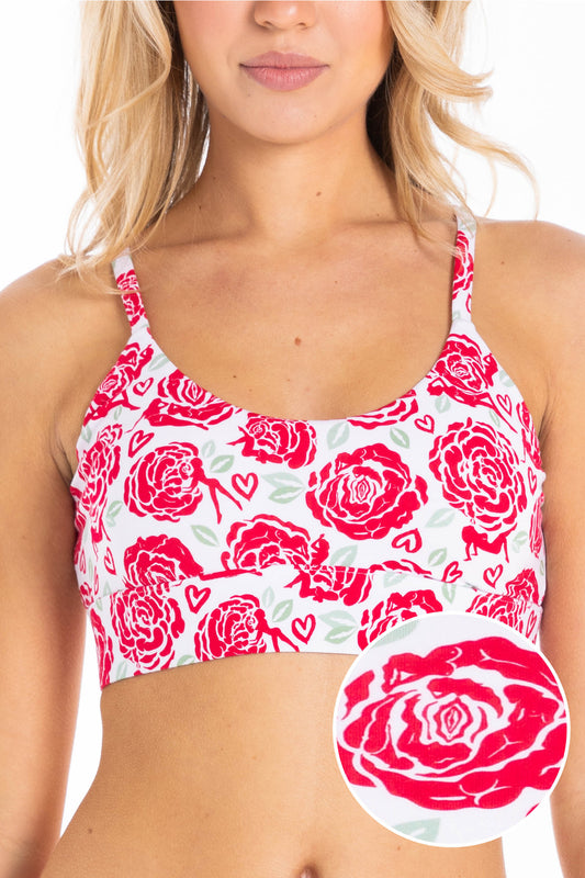 The Bloom With A View | Naughty Roses Boob Hammock™ Scoop Bralette