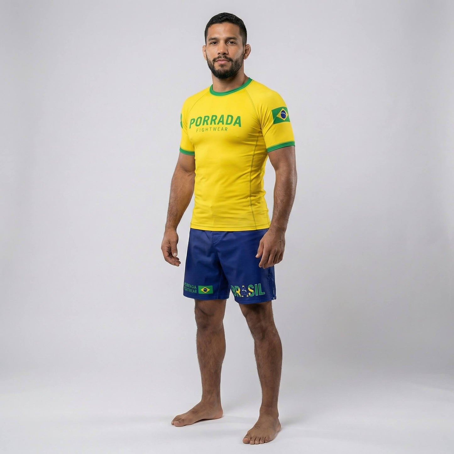 BRAZIL FLAG FIGHT SHORTS