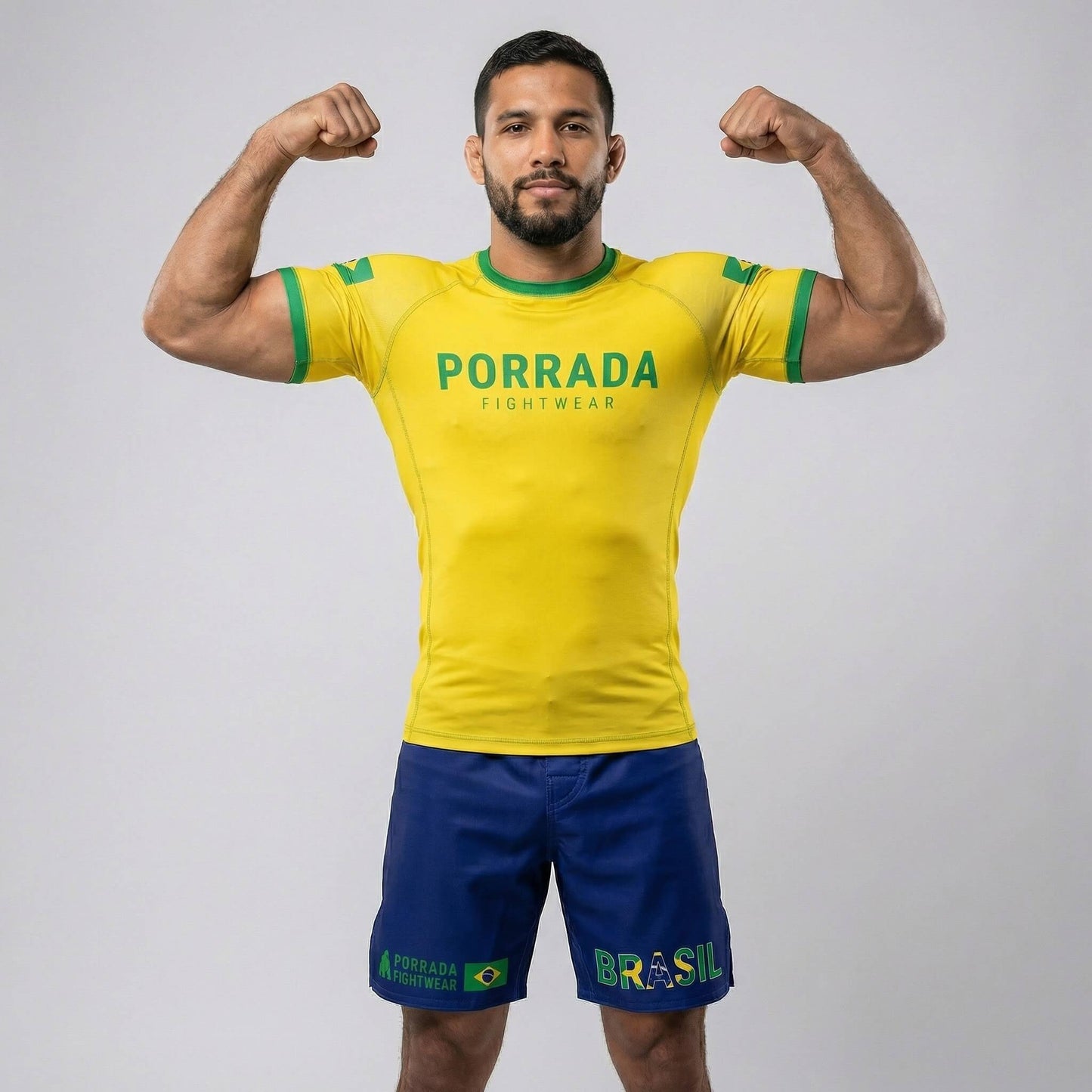 BRAZIL FLAG FIGHT SHORTS