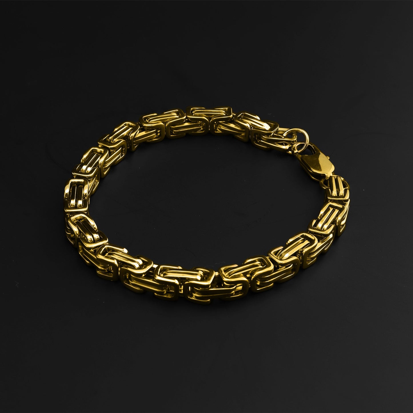 Gold Byzantine Chain Bracelet