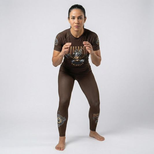 VIKING WARRIOR WOMEN SHORT SLEEVE RASH GUARD