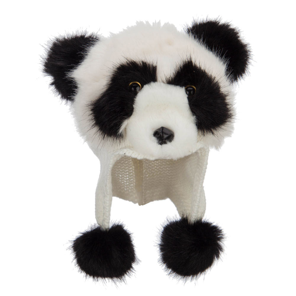 Kid's Faux Fur Knit Animal Hat