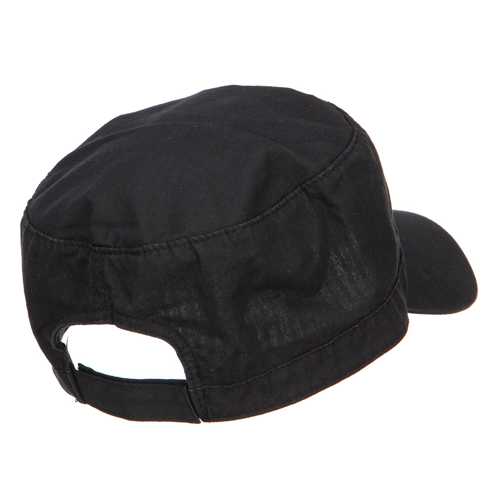 Big Size Adjustable Ripstop Army Cap