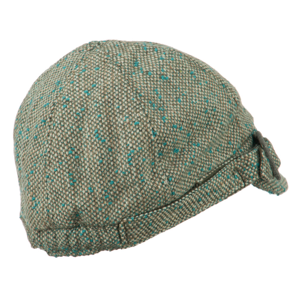 Muffy Square Buckle Cabbie Cap
