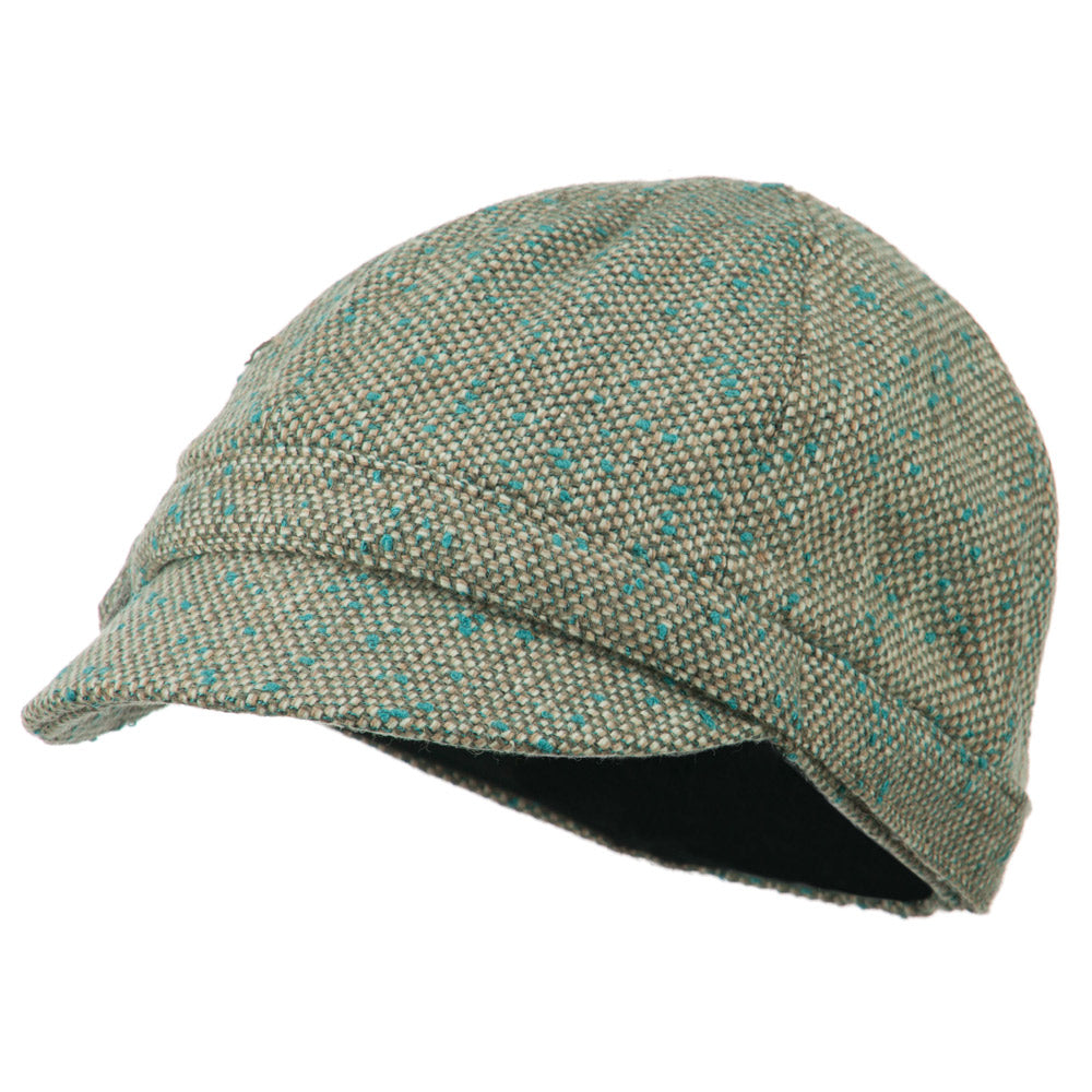 Muffy Square Buckle Cabbie Cap