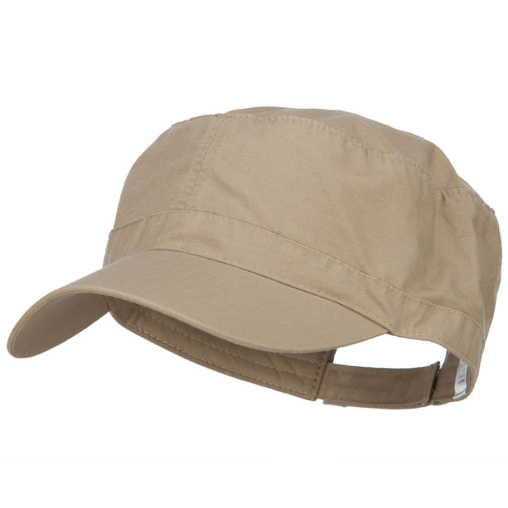 Big Size Adjustable Ripstop Army Cap