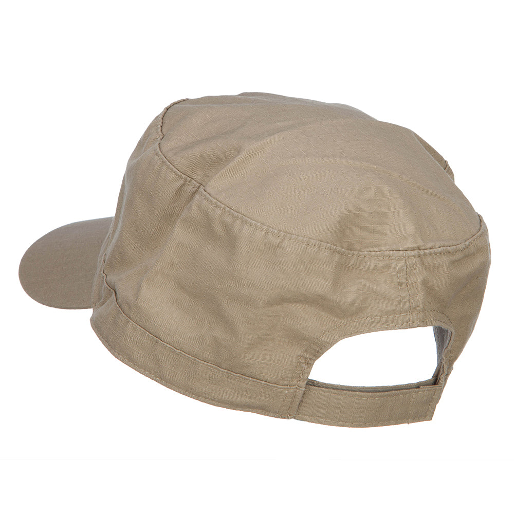 Big Size Adjustable Ripstop Army Cap