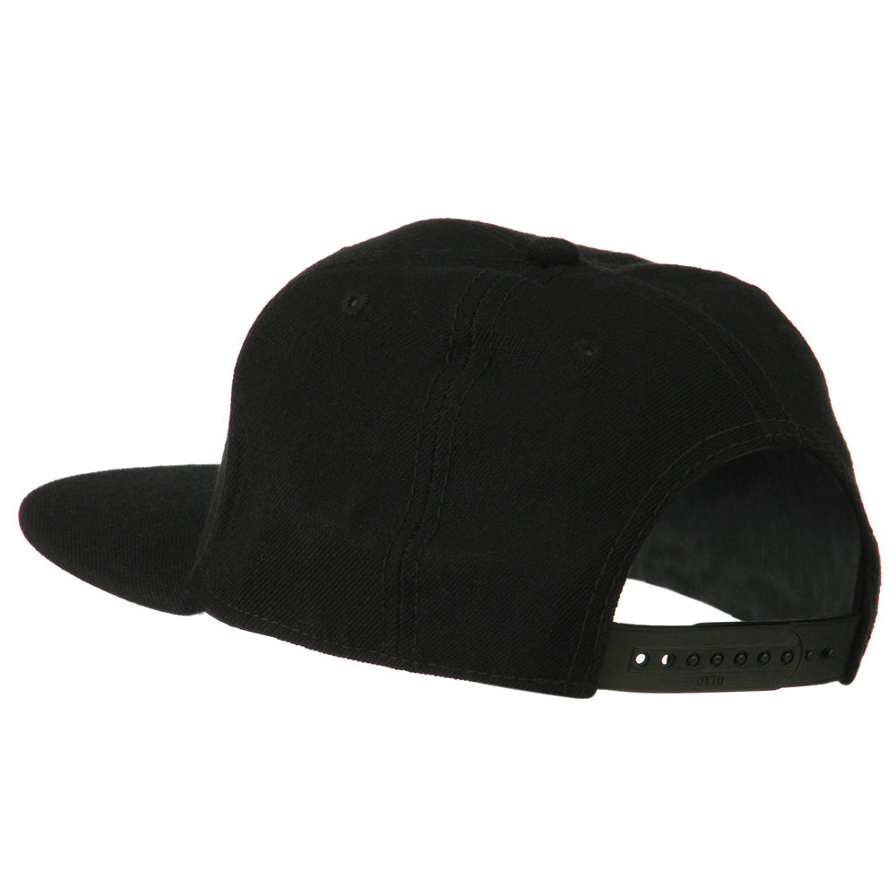 Boy's Solid Wool Blend Snapback Cap
