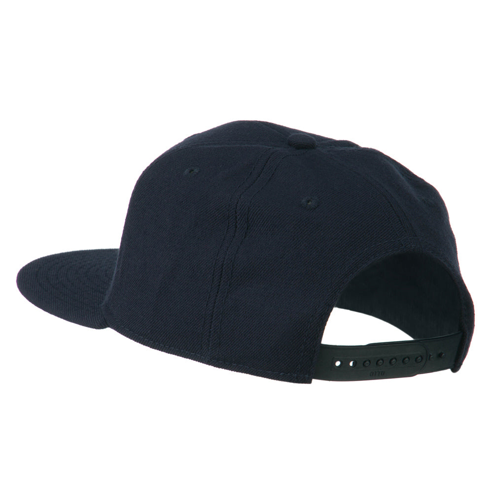 Boy's Solid Wool Blend Snapback Cap