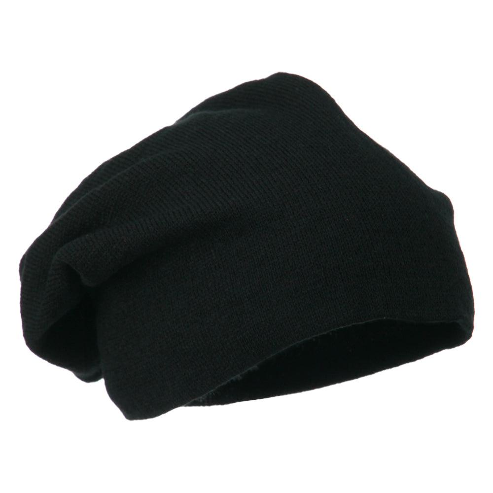 Big Size Knit Slouch Beanie