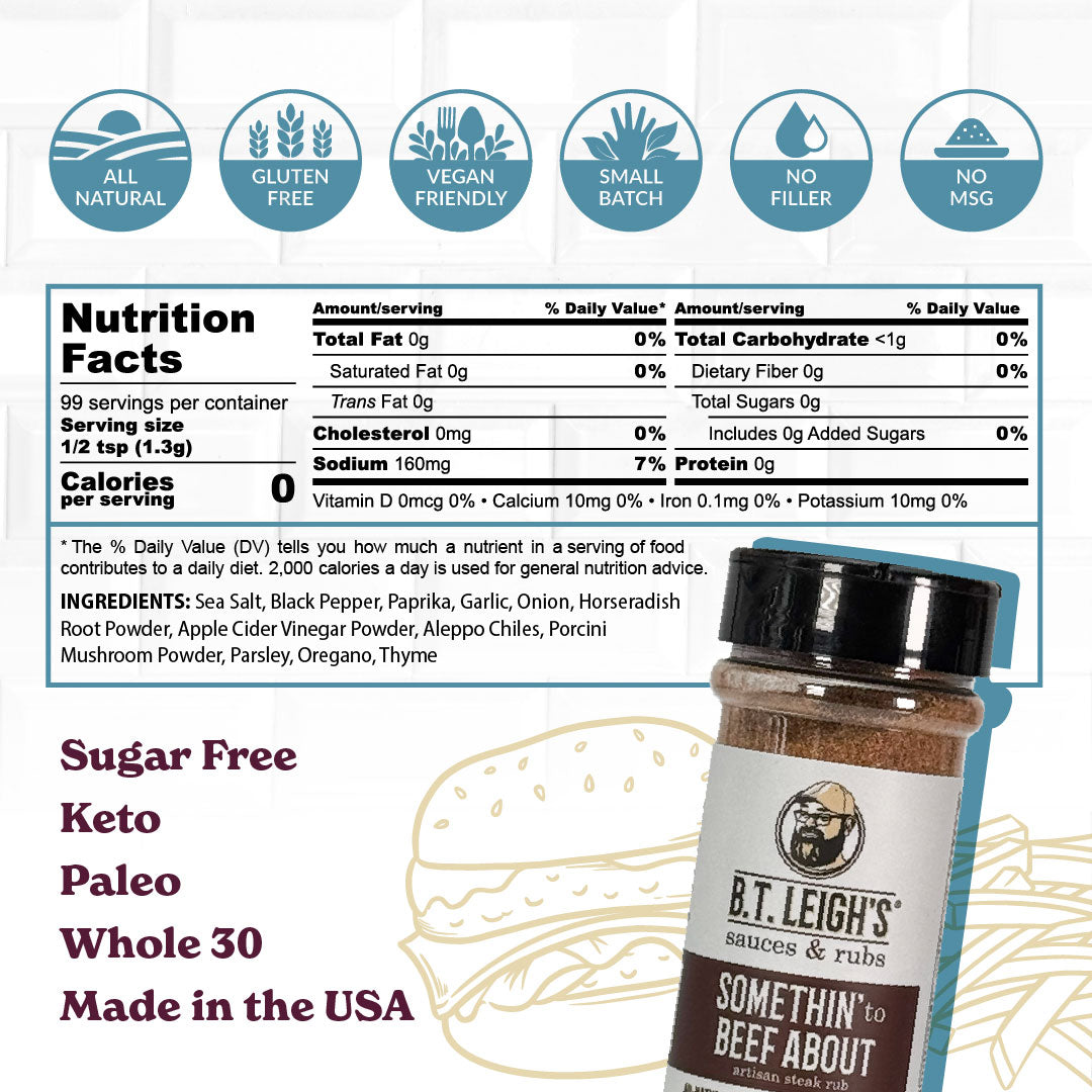 Somethin' To Beef About - Savory Umami Steak Blend