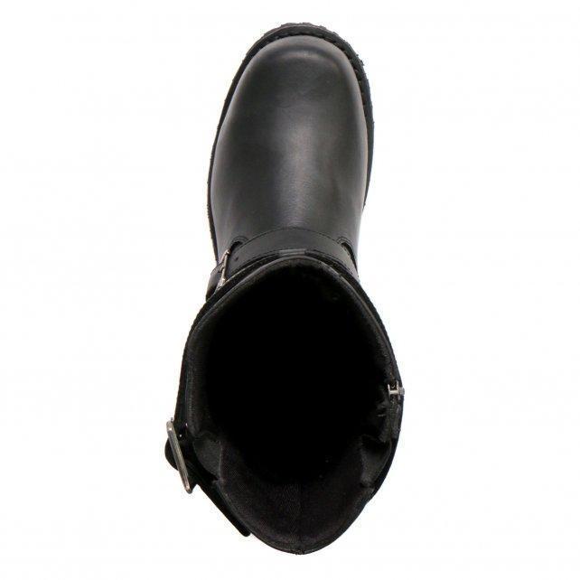 Men's Road Forge Black Engineer Boots - BTM1005