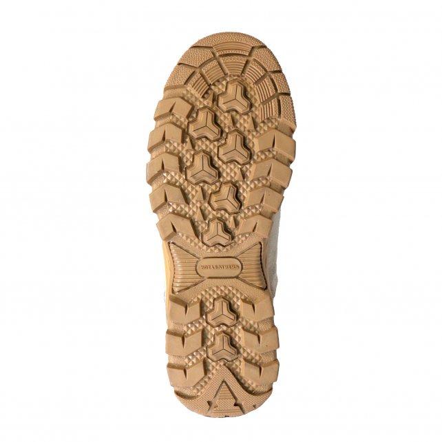 Hot Leathers Mens Military Desert Tan Side Zip Boot BTM1013