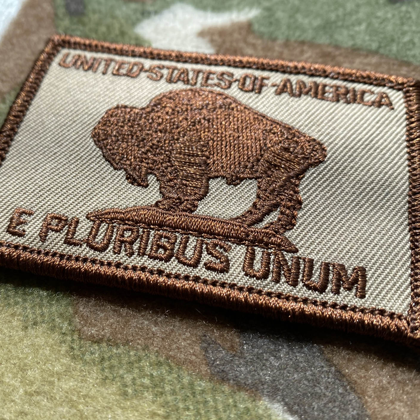 2" x 3" Buffalo Nickel Tactical Patch