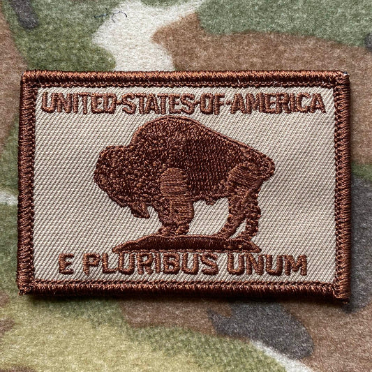 2" x 3" Buffalo Nickel Tactical Patch