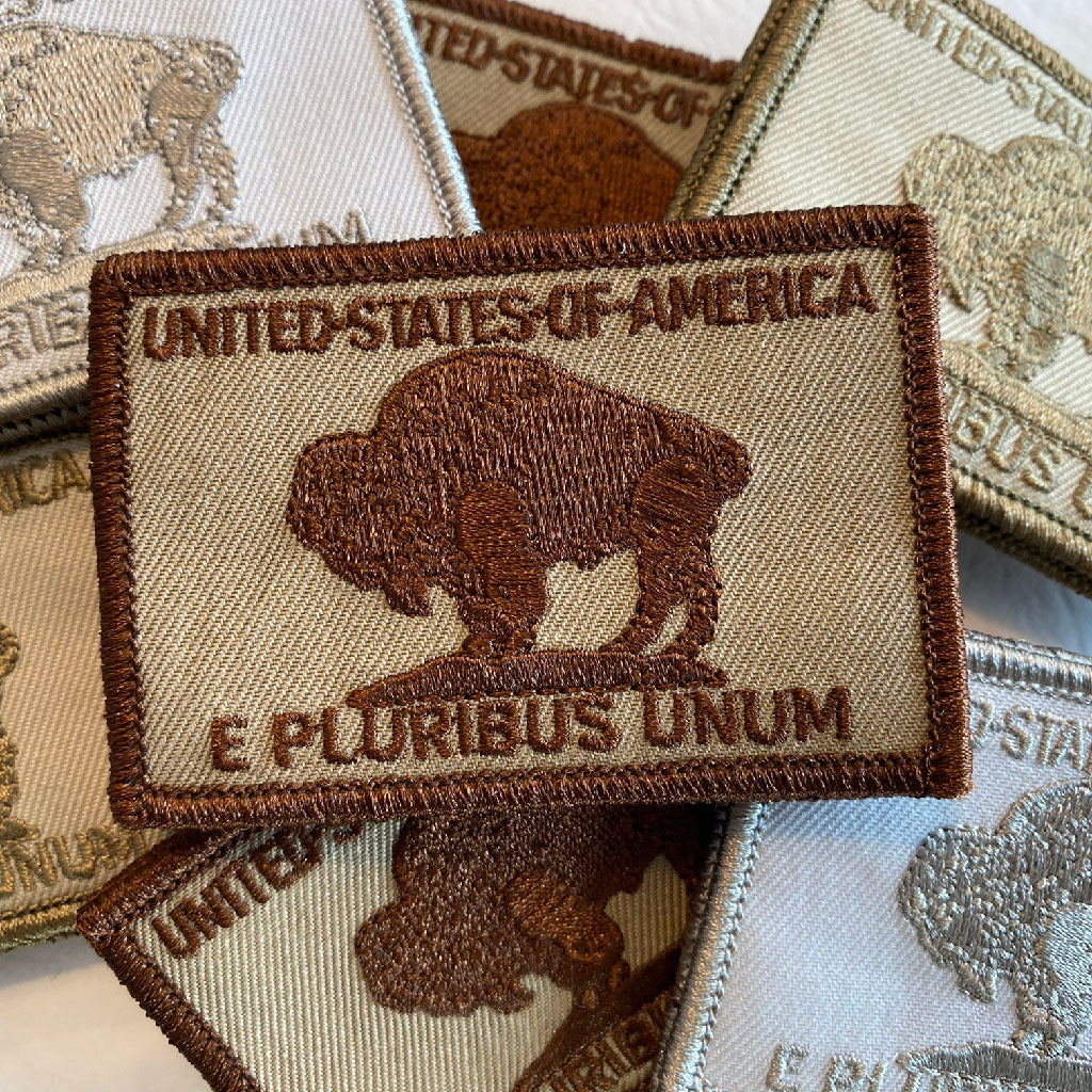 2" x 3" Buffalo Nickel Tactical Patch